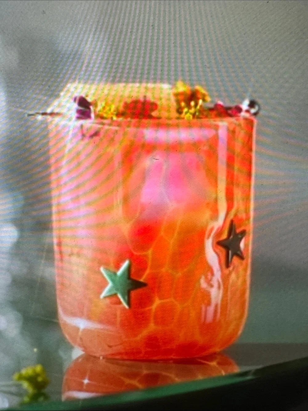 Anthropologie Marquee Icon Glass